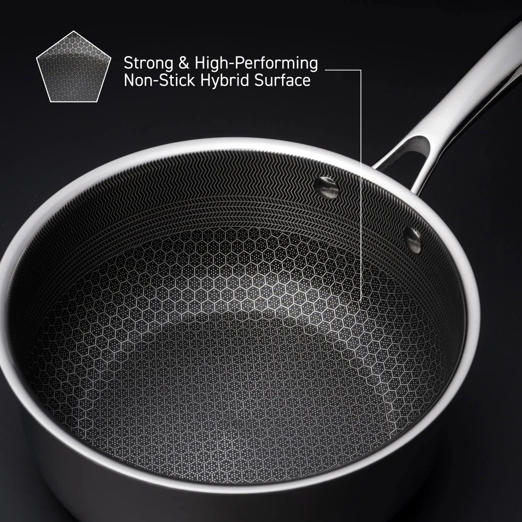 6PC HexClad Hybrid Pot Set W/ Lids - Image 3